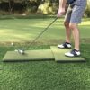 Portable Twin Combo Golf Mat Pair